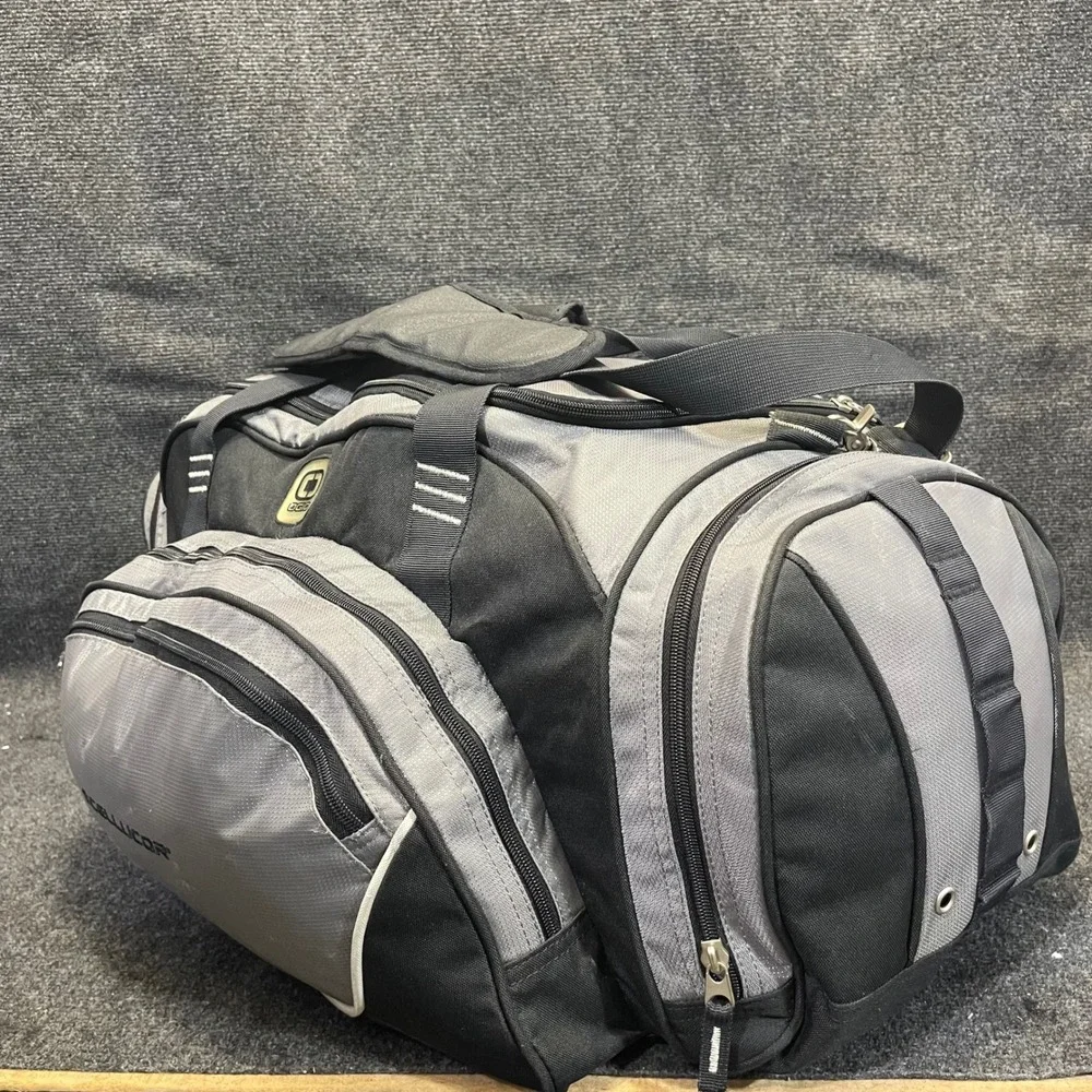 OGIO 5125121127144 Transfer Duffel Bag Gray Cellucor Branded Gym Fitness Luggage